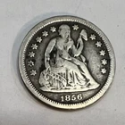 1856-P Seated Liberty Dime — photo from another recent sale