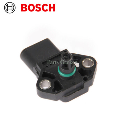 Bosch OEM Turbocharger Boost Sensor 038906051B For AUDI A4 2.0T VW Golf Jetta