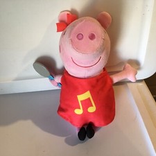 Muñeca de peluche Pepper Pig con Mike 2021 sin batería suave