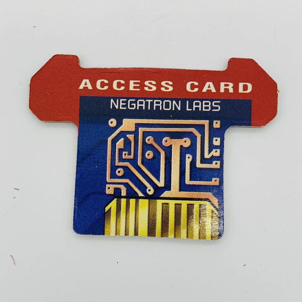 The Omega Virus Rojo Tarjetas de Acceso Disruptor Juego de Cartas Piezas Piezas MB 1992 Paquete Foto 2 de 4