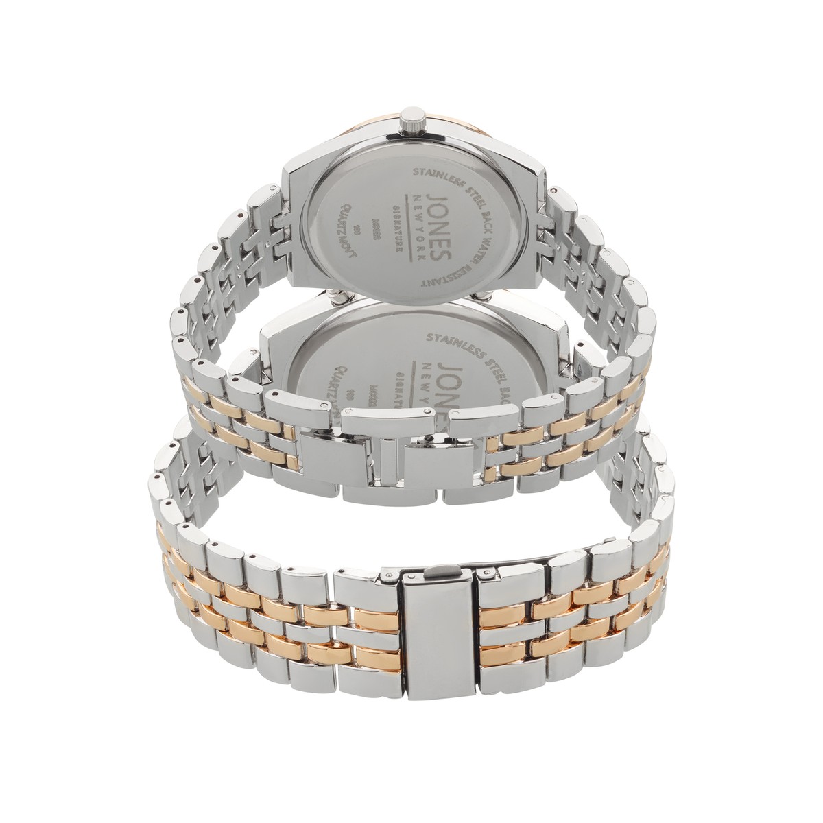 Jones New York Unisex Green/Gold/Silver His & Hers Watch Set Jones New York Unisex Green/Gold/Silver His & Hers Watch Set