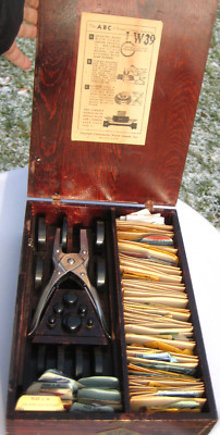 Vintage ~ SUC Watch Crystal PRESS ~ Inserting Tool with 100+ Crystals ...