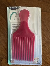Vintage Goody 5.5 Red/Burgandy Lift Hair Pick Pocket Size