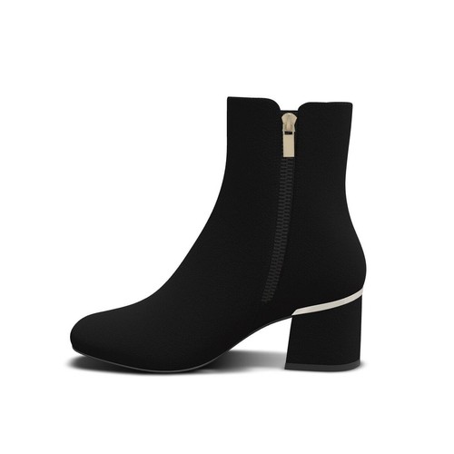 Alfani Women's Rockee Square-Toe Booties Black Sedue Size 9.5 - Picture 5 of 10