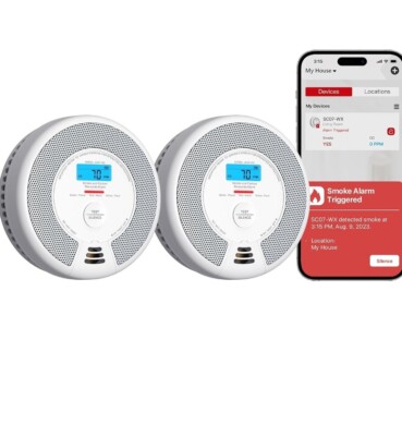 X-Sense SmartCombination Rauch- & Kohlenmonoxidmelder WLAN SC07-WX 2er Pack