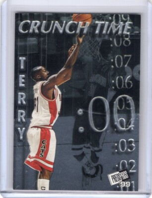 JASON TERRY 1999 Press Pass - CRUNCH TIME #8 - HAWKS