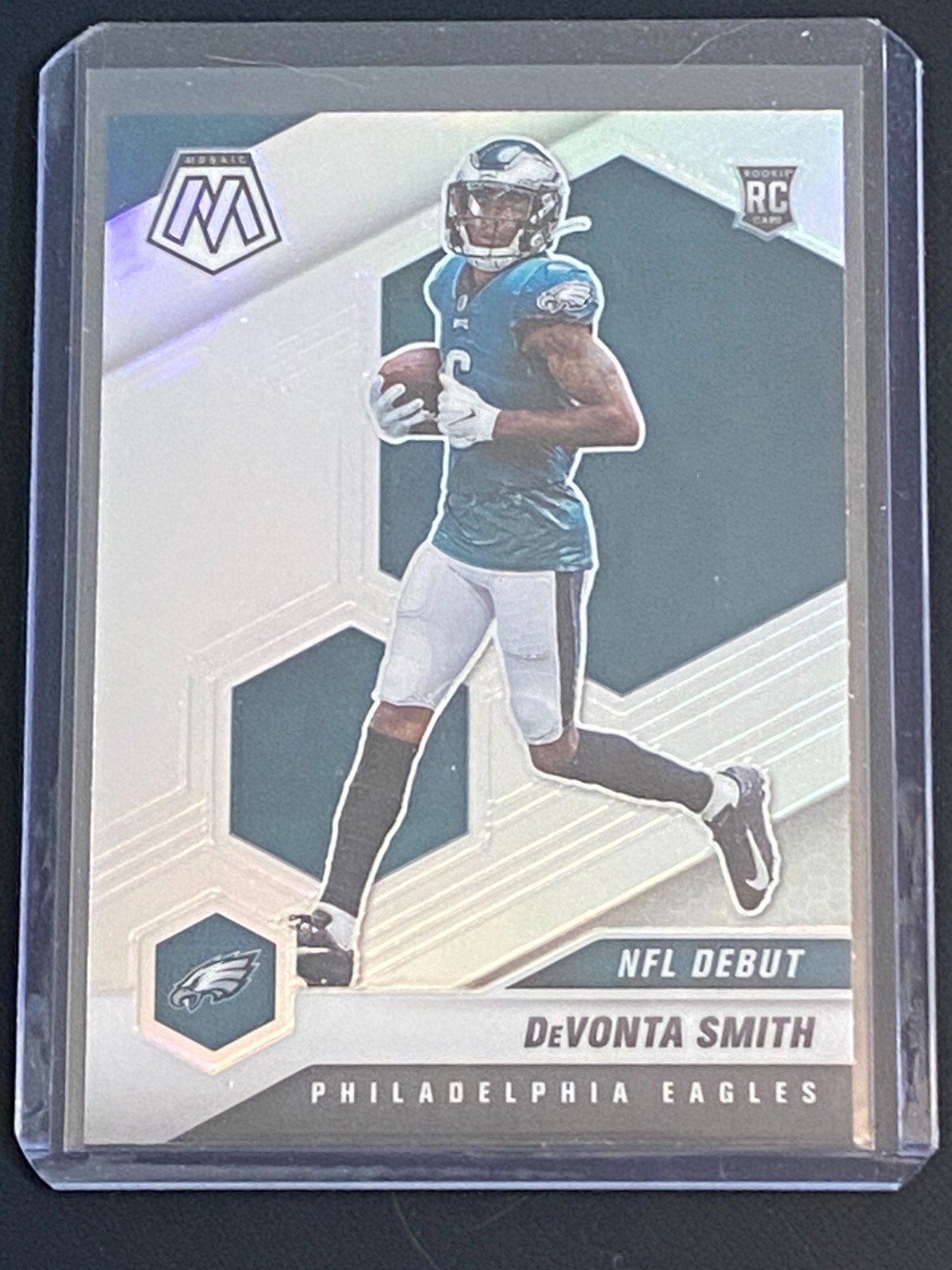 🏈 2021 Panini Mosaic Football Silver Prizm Rookie Card #246 DeVonta SMITH 🏈