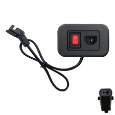 Fixed DC Power Socket for Power Recliner Sofa Lift Chair Replacement with Switch