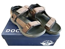 Dockers 8 M Men's Zander Sandals athletic Shoe with comfort Footbed Brown new