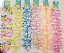 Hawaiian Fancy Dress Lei Neck Garland 6 Colours Hawwaian Hawaian Leis New fs