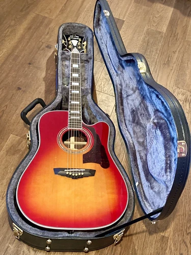 D'Angelico Excel Bowery DAASD500CSB Spruce Top Solid Rosewood Fishman Preamp