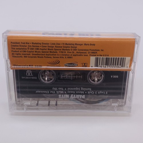 Party Hits by Various Artists Cassette Tape, 2001 EMI Capitol Music - Brand New - Picture 7 of 8