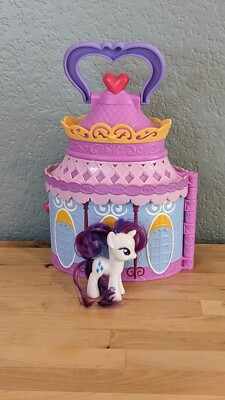 My Little Pony - Booktique Portable Pony House Playset w/ Hard-to-Find Rarity