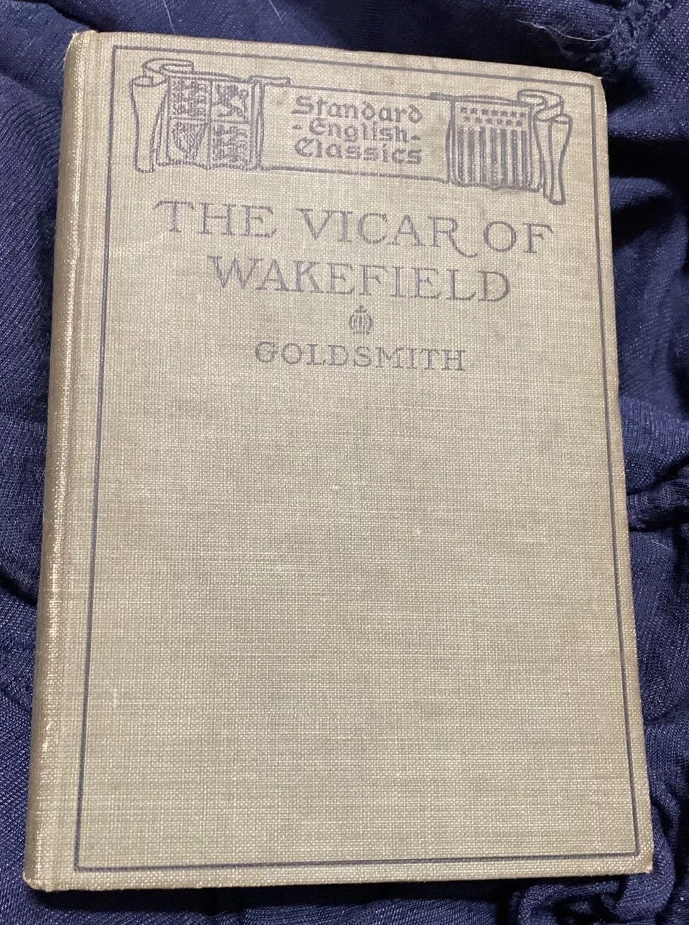 The Vicar of Wakefield by Oliver Goldsmith (1887) Vintage Hardcover Book
