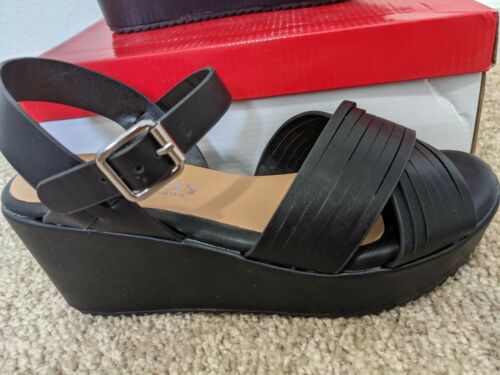 Damen Keilabsatz Sandalen Plateau Sommer leicht bequem Mode Größe 6 NEU - Bild 7 von 12