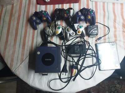 Nintendo GameCube Spielkonsole - Indigo Mit Spiel DIGIMON Rumble Arena