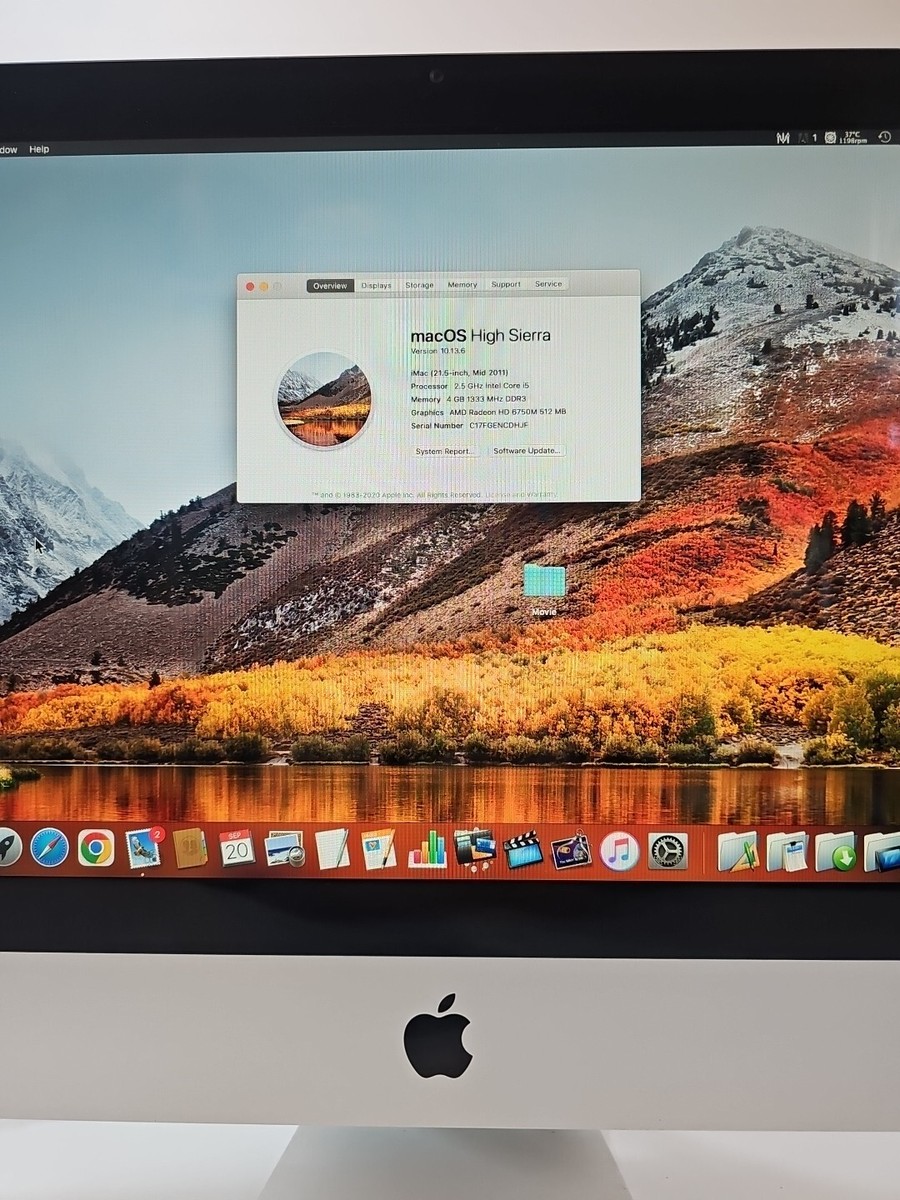 Apple iMac A 1311 2.5GHz Intel Core i5, 500GB HDD, 4 GB Apple iMac A 1311 2.5GHz Intel Core i5, 500GB HDD, 4 GB