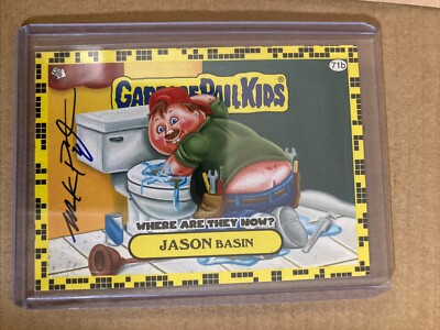 Garbage Pail Kids Flashback 71b Signed By Mark Pingitore Topps 2011