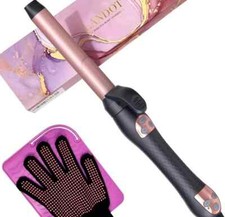 LANDOT Automatic Rotating Curling Iron 1-Inch: Auto Curling Iron Wand Long Barre