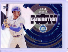 2022 Topps Kyle Lewis Generation Now Insert - Seattle Mariners
