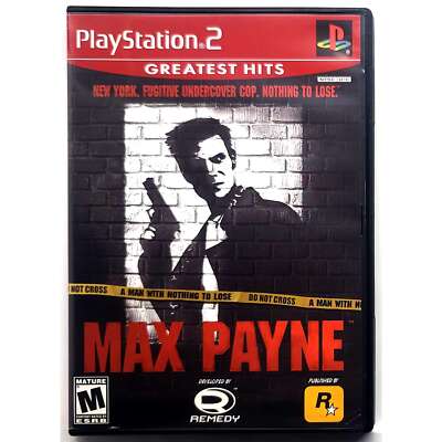 Max Payne Greatest Hits - Sony Playstation 2 PS2 Pristine Tested 1Y Guarantee