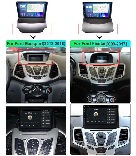 9" Android Car Stereo Radio GPS Navi Carplay RDS 32GB For Ford Fiesta 2009-2017 - Foto 2 di 18