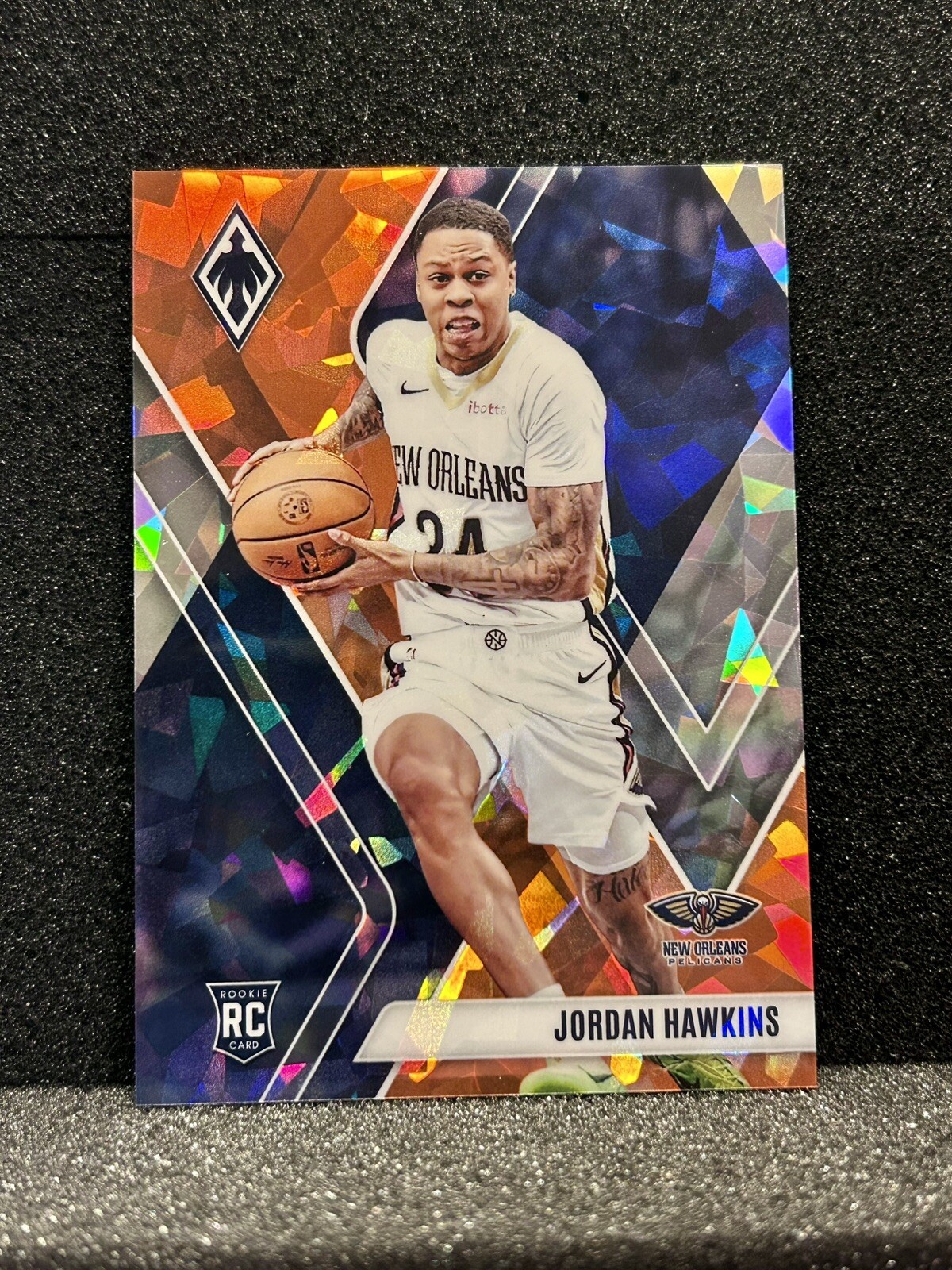 Jordan Hawkins Rookie Card #’d/249 Orange Ice #254- 2023-24 Panini Phoenix