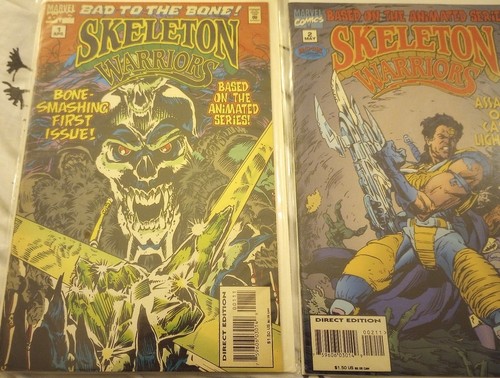 Marvel Comics Skeleton Warriors Complete Set Full Series Lot 1995 #1 2 3 4 - Picture 11 of 12