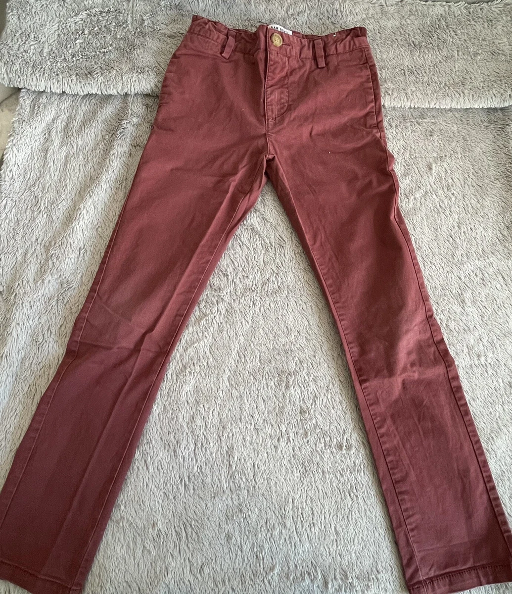 Boys burgundy store jeans