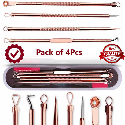 aHub Tool Extraktor Knopf Mitesser & Whiteheads Anti-Akne - 4er Set