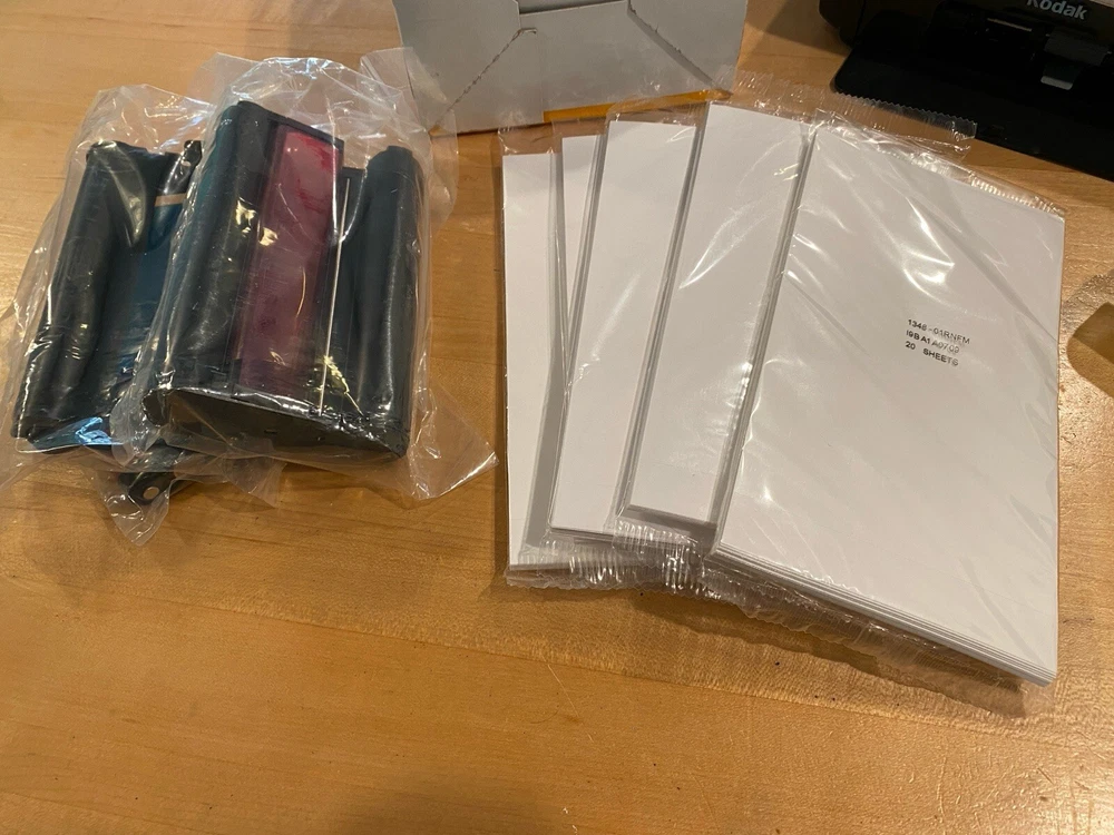 Kodak EasyShare Photo Printer Dock PLUS Cartridges And Paper