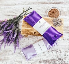 Satin eye pillow, Lavender eye mask, weighted eye pillow, Yoga eye mask