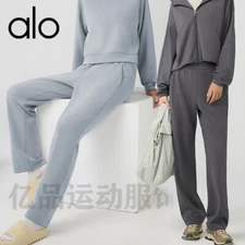 olo Women's High Waist Slim Casual Straight Leg Pants