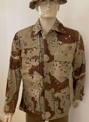 UNISSUED GENUINE USGI 6 COLOR CHOCOLATE CHIP DESERT NYCO BDU TOP