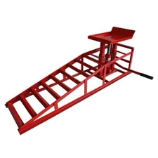 2T Auto Car truck Service Ramp Lift Heavy Duty Hydraulics Repair Frame Red