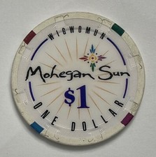 Mohegan Sun $1 Casino Chip Buck Deer Connecticut