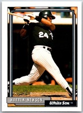 ⚾ 1992 O-Pee-Chee Warren Newson RC #355 Chicago White Sox Rookie Card. rookie card picture