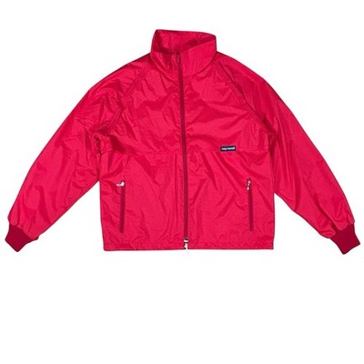 Vtg HELLY HANSEN Windbreaker Jacket Men MEDIUM Red Lightweight Running Gorpcore