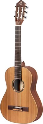 Ortega Family Series 1/2 Size Left-Handed Nylon Classical Guitar w/ Bag
