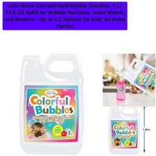 Concentrated Bubble Solution for Machines and Wands - Safe Fun for Kids