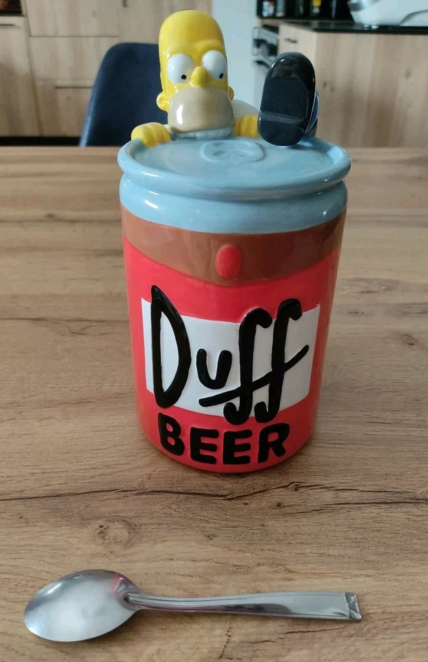 Tirelire Porcelaine / Homer Simpson / Beer / 1998 / Fox - Photo 3/4