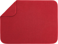Dish Drying Mat XL, 18 X 24 , Absorbent Microfiber Kitchen Counter Mat, Dish Dr