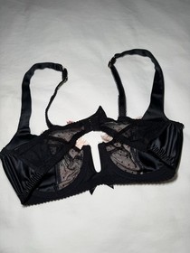 Agent Provocateur Satin & Lace Unlined Balconet Bra Sz 36C