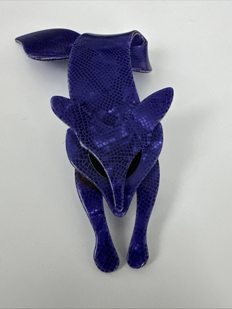 Lea Stein Fox Brooch for sale | eBay UK