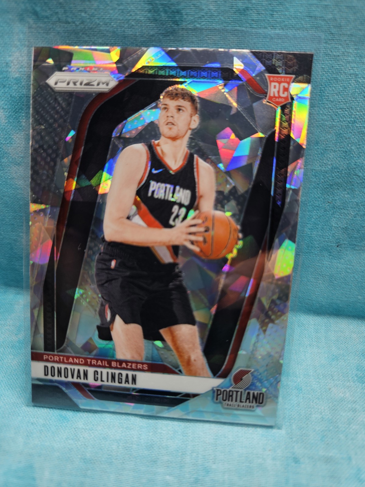 2024-25 Panini Prizm - Donovan Clingan #221 Ice Prizm (RC)
