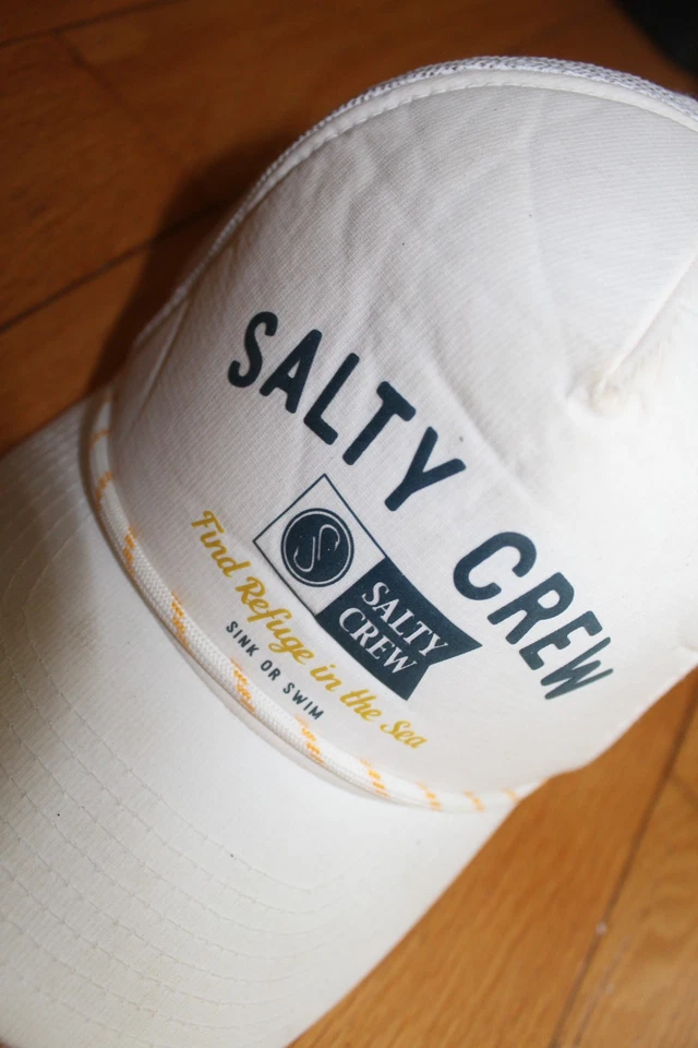 Salty Crew Find Refuge in the Sea White Hat Cap OSFM - Image 2 of 4
