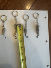 8 Whitetail Deer Antler Key Ring Keychain