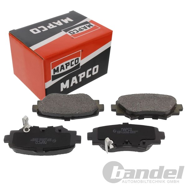 Mapco BremsbelÄGe Satz Hinterachse Passend FüR Mazda 3 | 6353-image