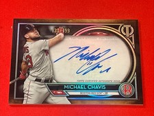 2020 Topps Tribute Michael Chavis Auto # /199 Red Sox