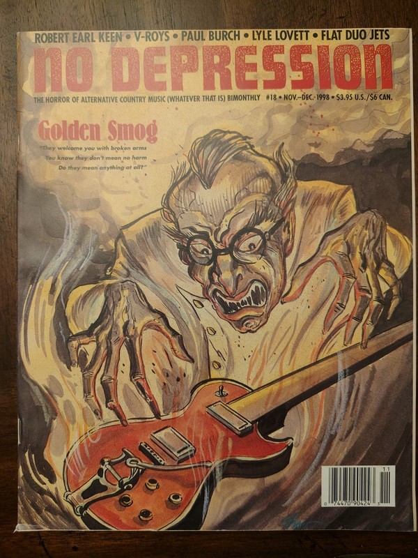 No Depression Magazine #18, Nov-Dec. 1998, Golden Smog - VG Condition 